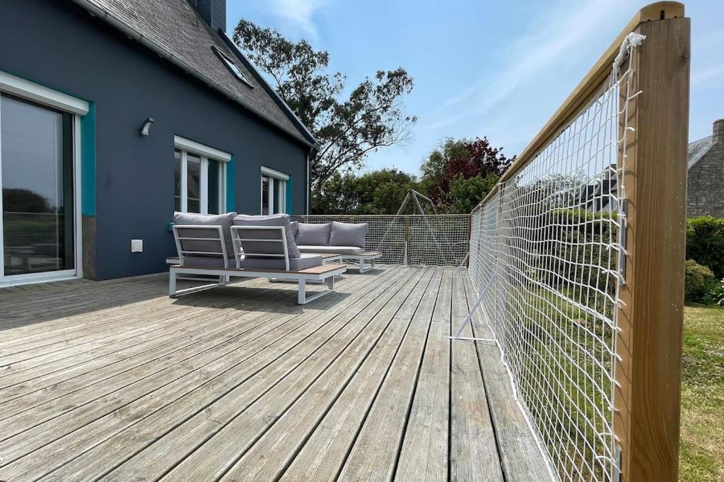 Ti Glas - La Maison Bleue Lanveoc Luaran gambar