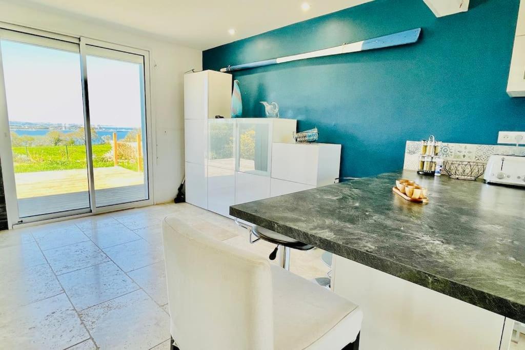 Ti Glas - La Maison Bleue Lanveoc Luaran gambar